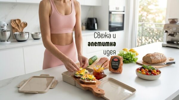 Протеинов сандвич с крем сирене и филе Монтана на Маджаров