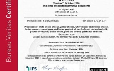 Димитър Маджаров с International Food Standard